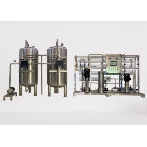 3TPH Double Stage Reverse Osmosis System , Industrial Water Purification