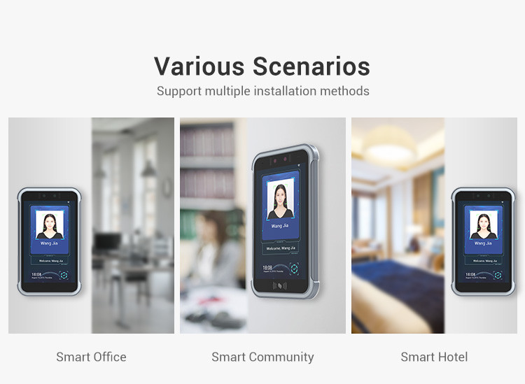 Yecon Face Recognition Biometric Machine , Contactless Access Control For Industrial Park