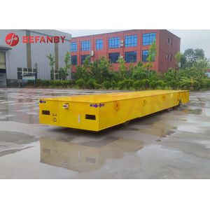 China Battery Omnidirectional Trackless Transfer Cart Platform 150t on sale