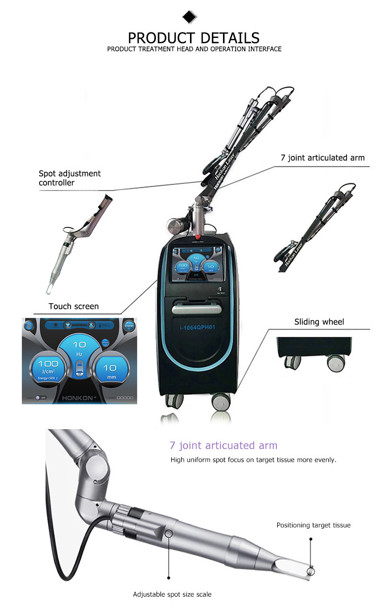 Picopulse best CE approved Picosecond 532NM ND-YAG tattoo removal korean price pico laser machine