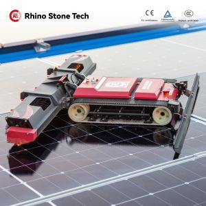  Maintenance Solution PV Array Photovoltaic Protection Crawler Device Teleoperated Tracked Solar Panel Cleaning Robot Manufactures