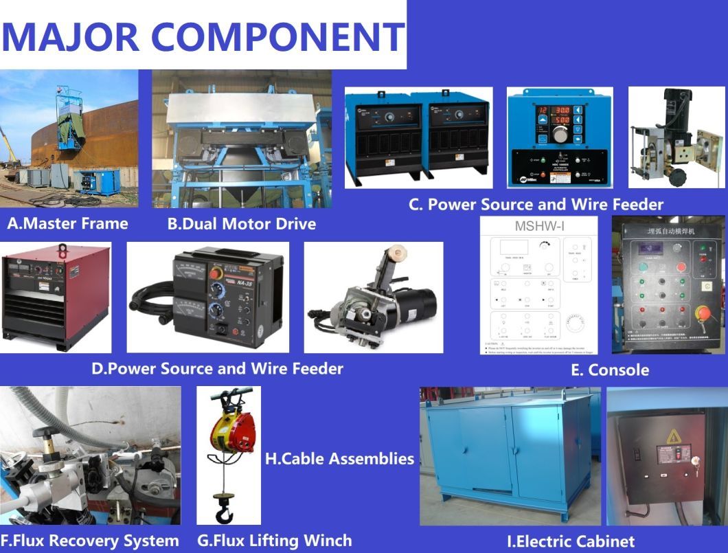 High Quality Tank Girth Welder with Single Side Welding Double Forming