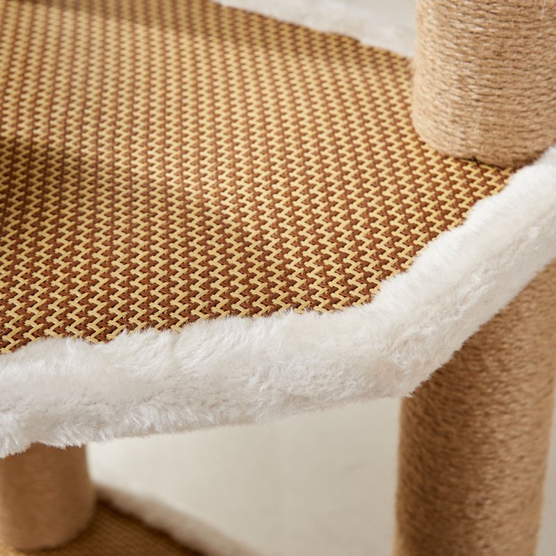 Multi Level Cat Tree House Scratching Post Heavy Duty With Sisal Rop Cat Tower Column Climbing Tree Cat's Dream Play Area