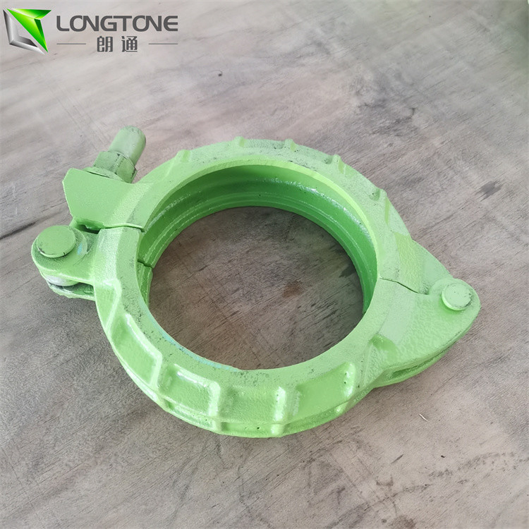 High Pressure Putzmeister Concrete Pump Parts DN125mm 5 Inch Concrete Pump Pipe Clamp