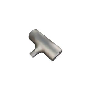 China High-Quality ASTM B 16.9 Gr2 DN40×DN40×3mm Butt Welded Titanium Tube Reducing Tee for Industrial Use on sale