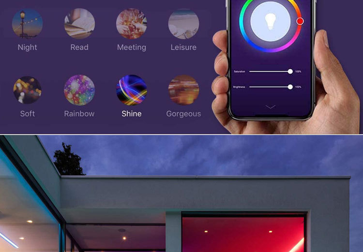 2700K-6500K GU10 Smart Bulb 450lm Smart Led Spotlight 5W For Bedroom
