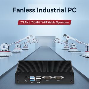 Intel Celeron Industrial Fanless PC With Dual LAN Dual COM DDR3 8GB Memory