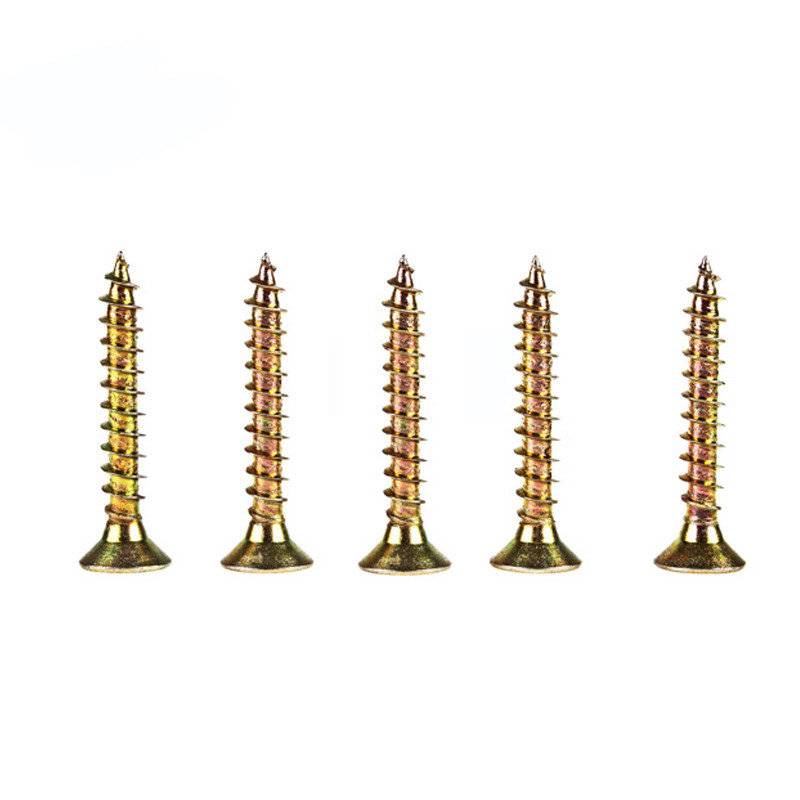 DIN7505 MDF Fiberboard Screw / Double Pozi Countersunk Tornillos Spax Screws / Chipboard Screw