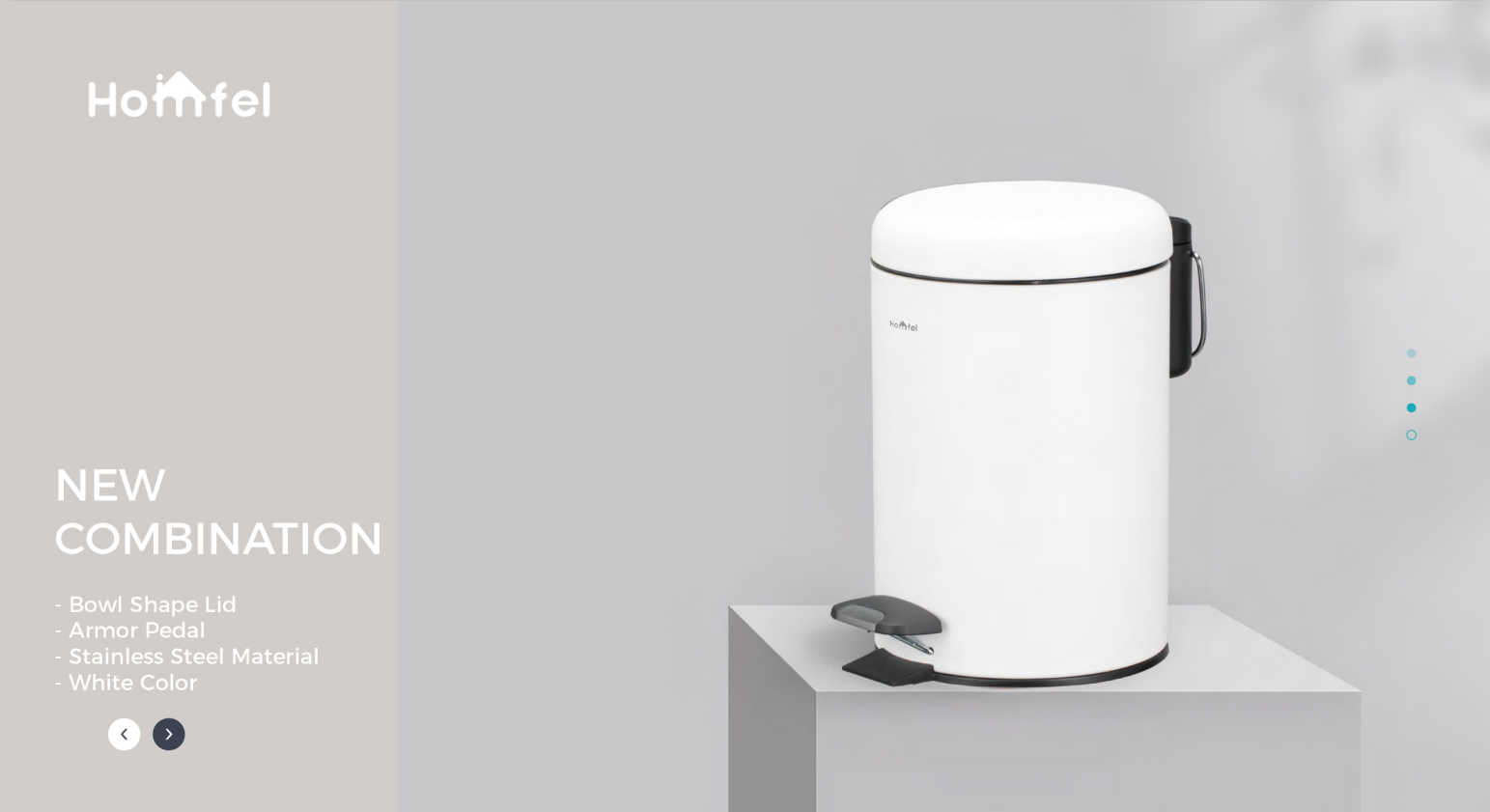 Baby Care Room BSCI Household Pedal Bin Round Stainless Steel Trash Bin With Thin Lid Trash Can 3L/5L/12L/20L/30L