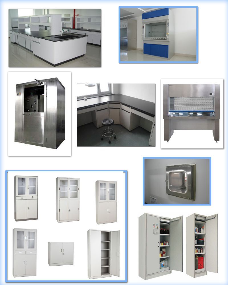 Hospital Computer Lab Furniture With Electrostatic Spraying Surface