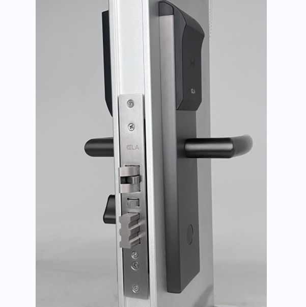 High Security Smart Hotel Lock Black Electronic Card Door Lock