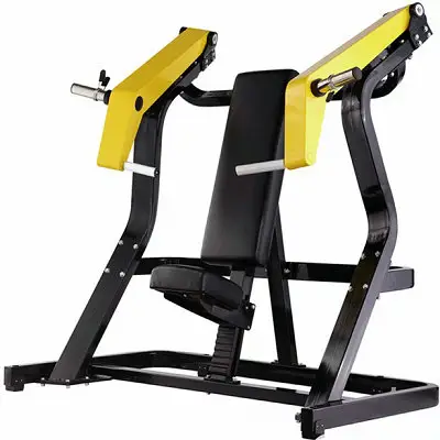 Medium Steel Loader Gym Equipment Plate Loaded Seated Incline Chest Press for Strength Training Exercise Function