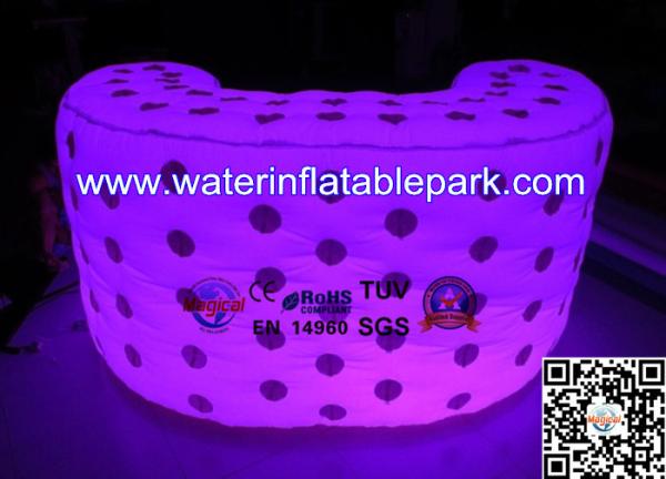 Colordul Promotional Inflatable Lighting Tent Mini Bar for Selling