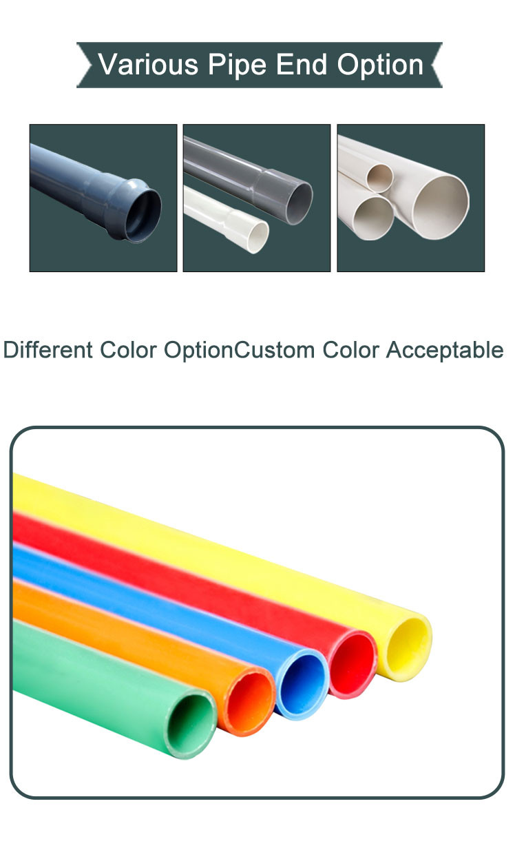 Rigid pipe PVC water supply pipe manufacturer machine pvc pipe making machine