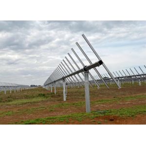 Horizontal Single Axis Solar Tracker Bracket / PV Mounting Structure