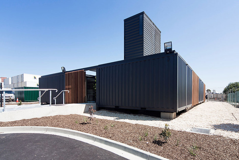 75mm Roof Metal Column 3mm Modular Prefabricated Shipping Containers