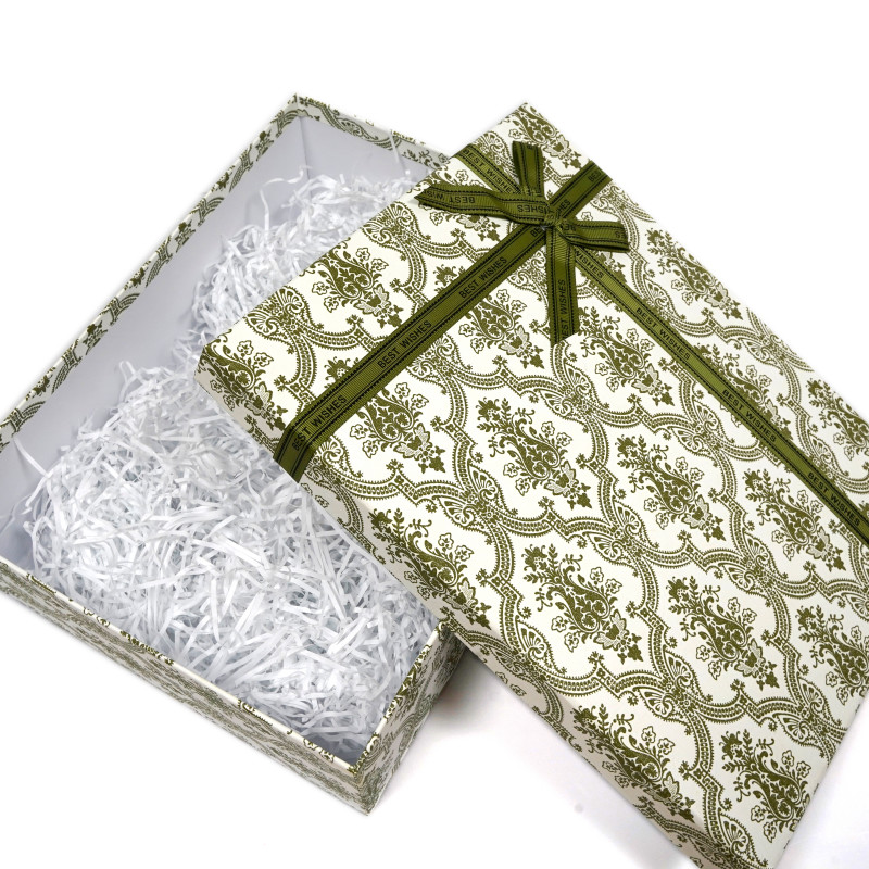 Custom Logo Luxury Clamshell Gift Boxes For Gift Packaging With Ribbon for Jewelry
