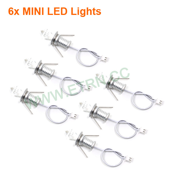 Stunning Crystal Color 6 x 1W Dimmable Starry Downlights Set Recessed Ceiling Spotlights House Decking lights