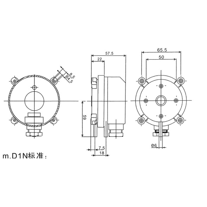 Diaphragm Analog Vacuum Adjustable Wind Pressure 4-20mA Air Differential Pressure Control Switch