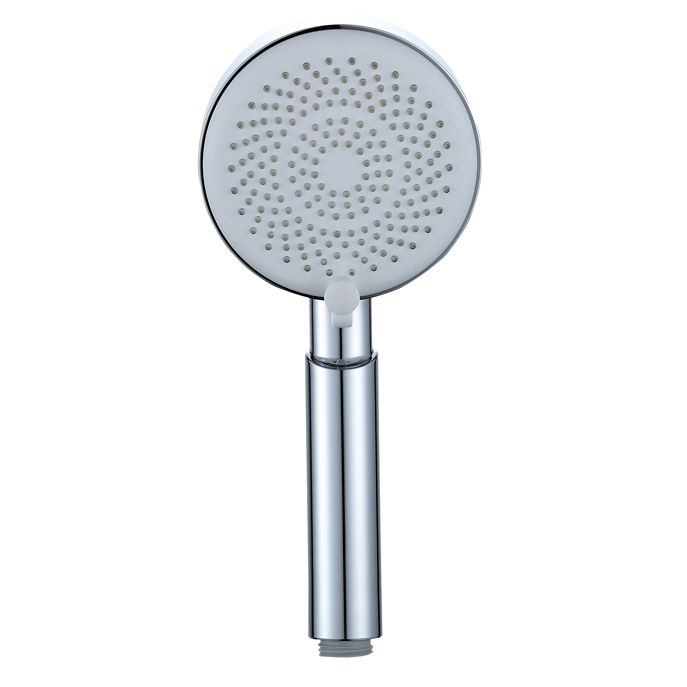 Removable Cover Portable Hand Held Shower Head With Electroplating Matte Black Finish