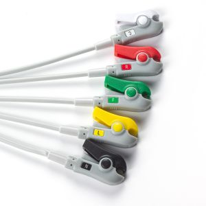5 Lead TPU Direct-Connect ECG Cable Compatible with Comen