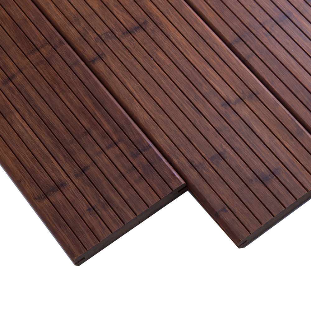 Grey Waterproof Bamboo Composite Decking 20mm Bamboo Flooring Deck