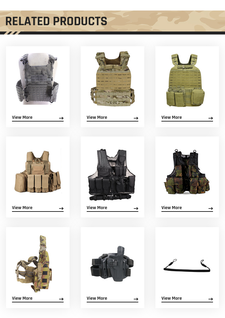 Olive Green Polyester Military Tactical Vest with Hydration Water Bladder