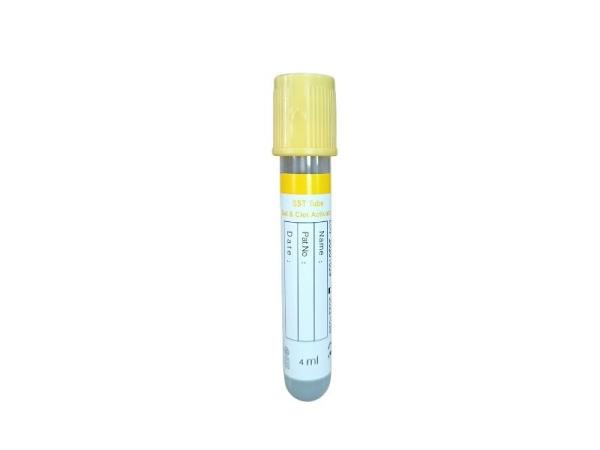 Hospital Plastic Glass SST Tube Medical Serum Separating Gel Clot Blood