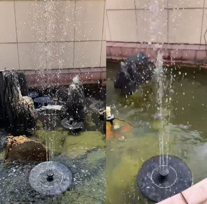 solar fountain 7V 1.4W solar water pump floating solar fountain pump