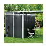 Buy cheap Luxary Pent Roof Metal Shed Galvanized Steel 7x8ft 16x8ft for Garden from wholesalers