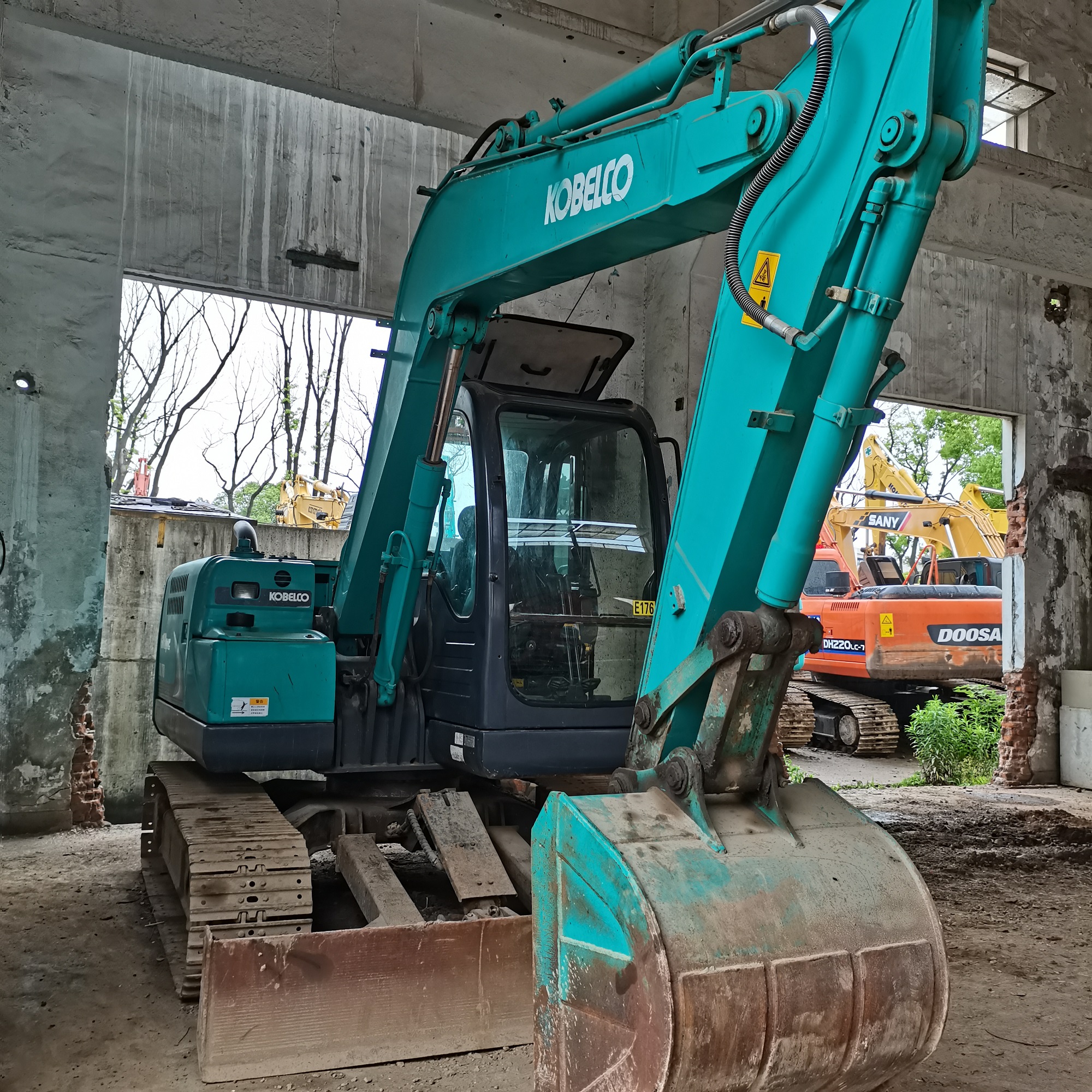 Real shoot 90% New Original Japan Used KOBELCO SK 75 crawler Excavator For Sale Used KOBELCO 75 Japanese Technology digger