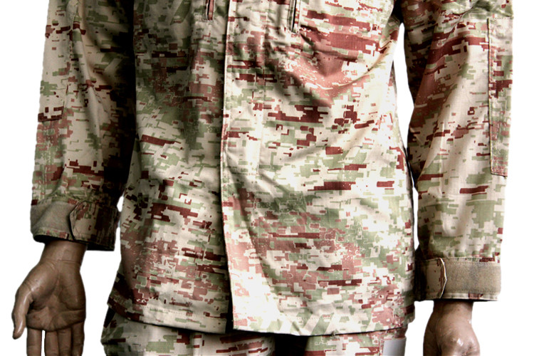Camouflage Cotton ACU Combat Uniform Breathable Tactical Clothing For Royal Guard