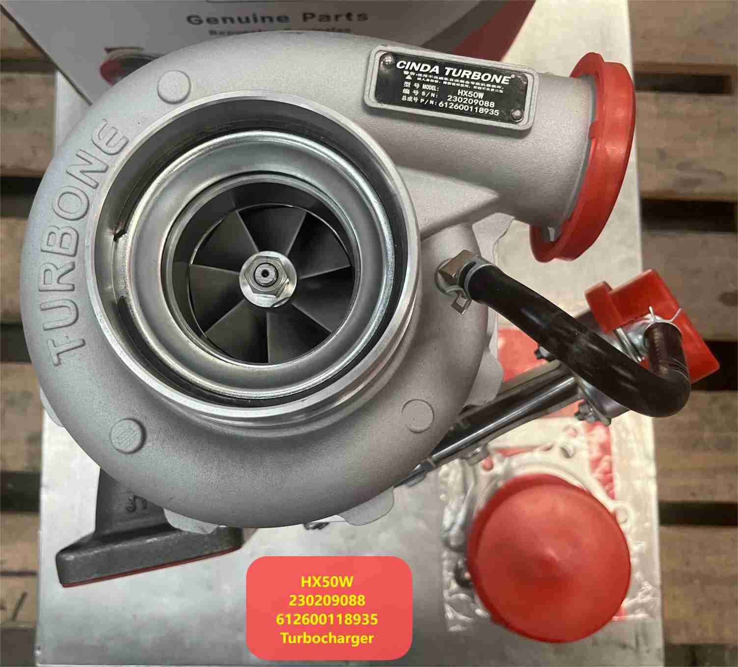 5.9 Cummins Turbo 612600118935 Weichai Engine Parts HX50W 230209088 Turbocharger