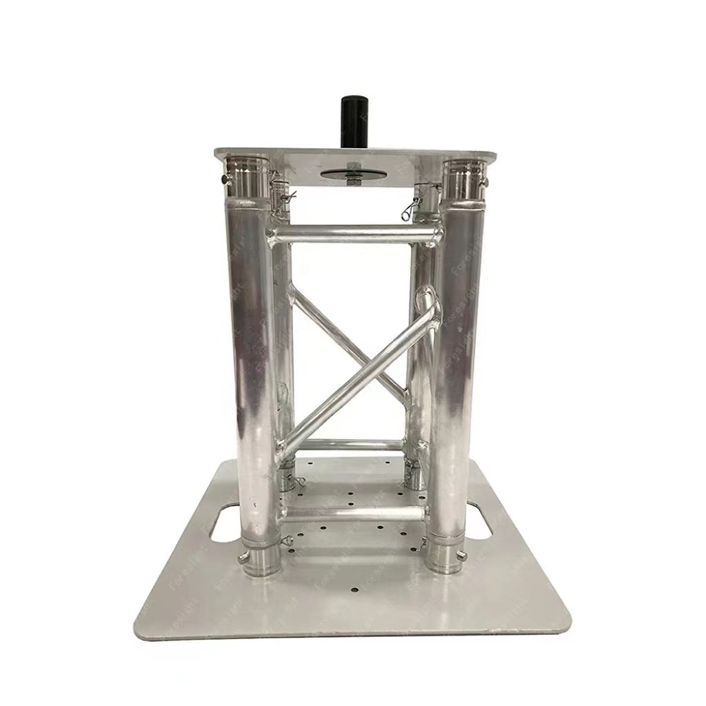 Aluminum Alloy DJ Stage Truss , Silver Lighting Stage Truss Triangle Shape