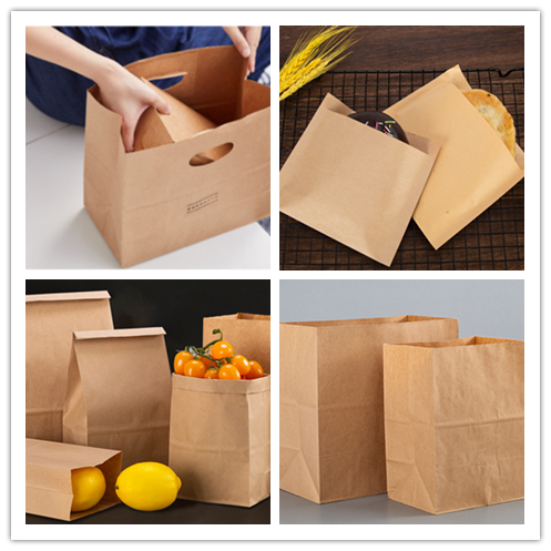 100% Food Grade 40g 50g 60g Brown Kraft Paper For Food Grade Paper Bag