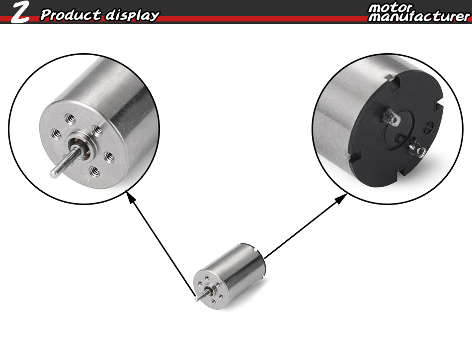 Customized Brushed Coreless DC Motor 17mm With Propeller 12V