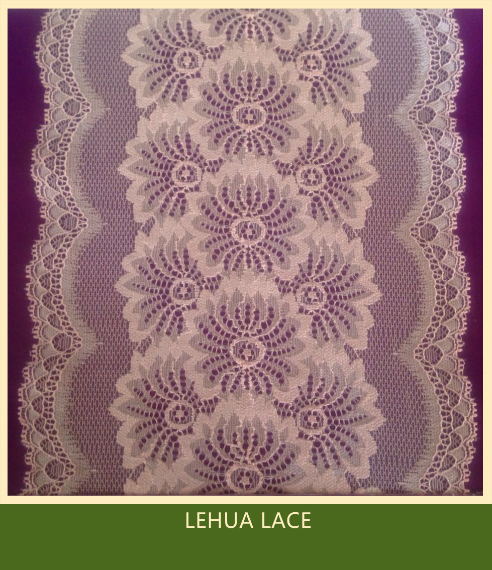 Hot Selling and nice quality Nylon Spandex Stretchy Brazil Lace from China