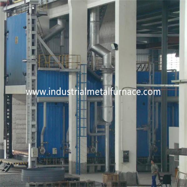 Gas Fired Metal Parts Industrial Car Bottom Furnace Heat Treatment 1160×1260