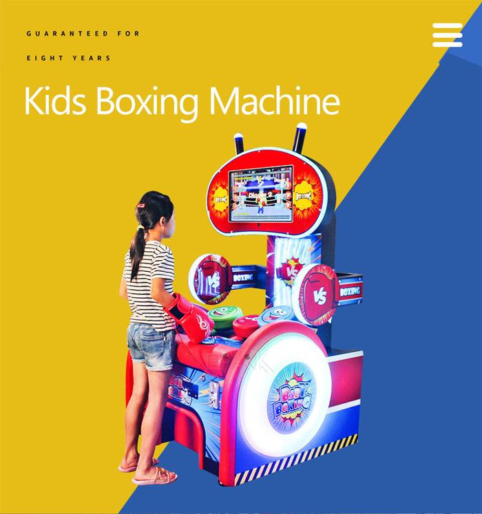 Indoor Kids Boxing Punching Arcade Game Machine For 1 Player