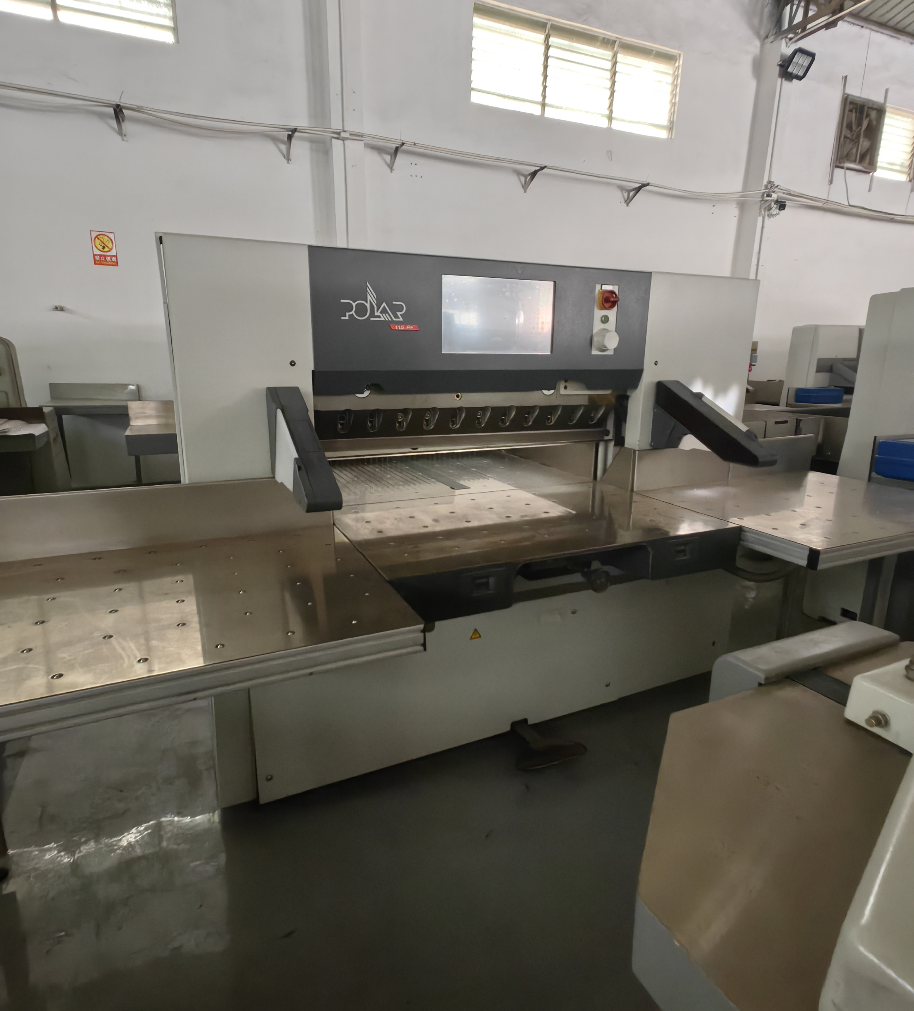 Offset Printing Machine Parts 137 polar cutting sticks Size 10x4.5x1380mm Red Color