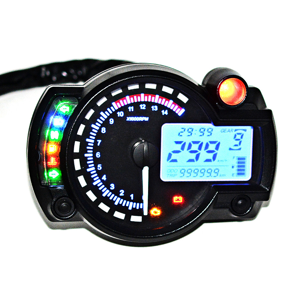 12V 15000RPM Digital Rpm Meter For Motorcycle ROHS Approval