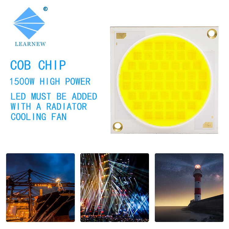 3W 5W 10W 15W COB LED Chips 1414 120-140lm/W For Torch Light / Downlight