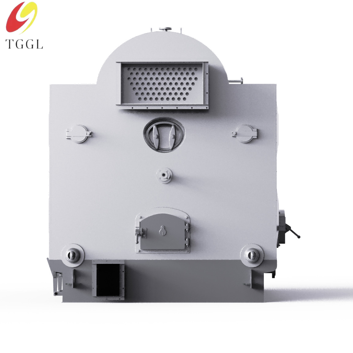 1t/h Coal Steam Boiler Chain Grate Industrial Equipment PLC Control System