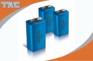  Wide Range of Operating Temperature Li-MnO2 CR 9V 1200mAh Battery Manufactures