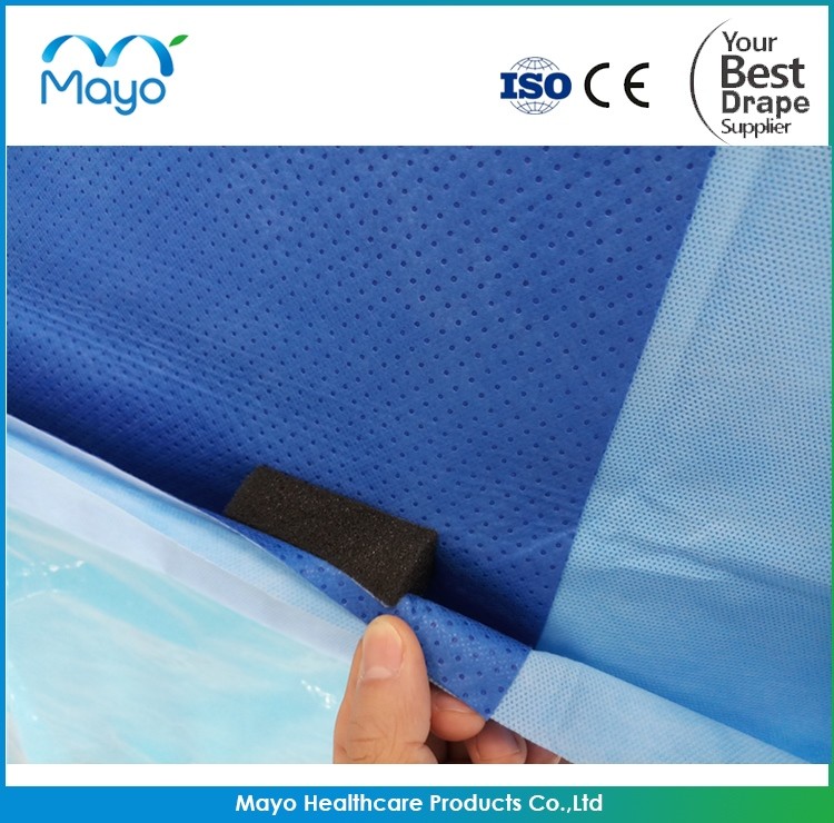 EO Sterile Femoral Angio Drape With Full Reinforced Disposable
