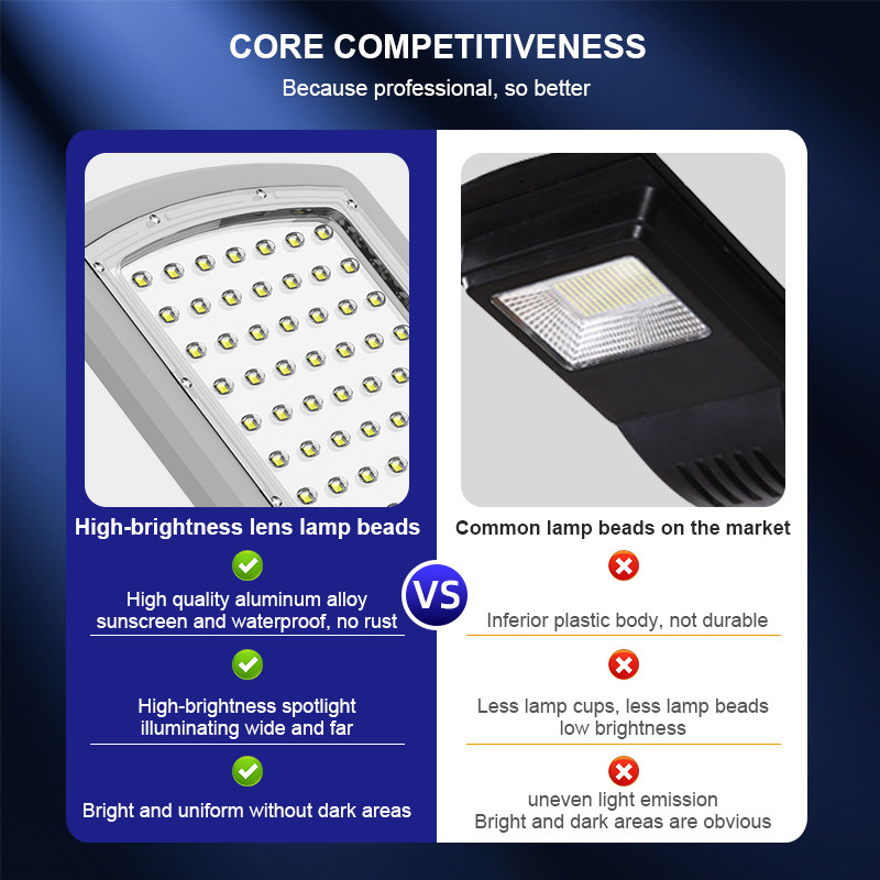 LYD Intelligent Countryside LED Solar Street Lights 100 Watt LYD-S2520