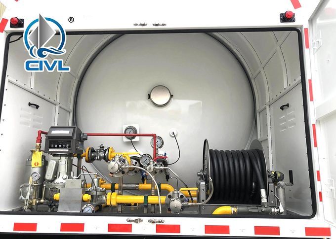 25m3 LPG Tank Truck Fuel Diesel / Chemical Tank Truck Liquid Tank Truck