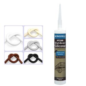  High Strength Non Toxic Silicone Sealant , Neutral Flexible Silicone Adhesive For Window Manufactures