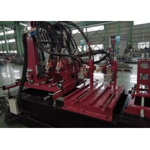Automatic C Z Purlin Roll Forming Machine PPGI PPGL Chain Drive Pre Cutting