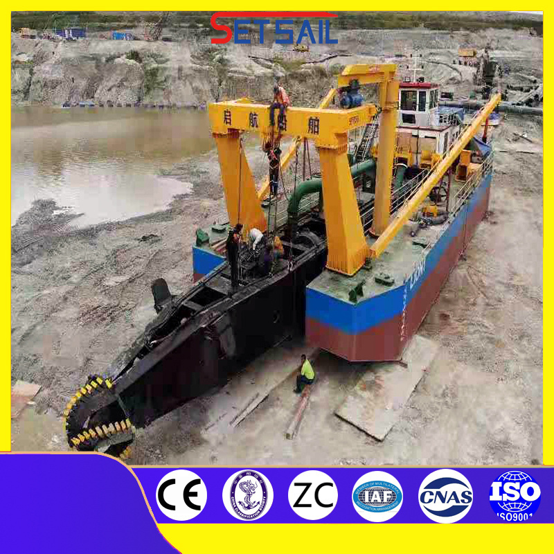 Low Price Mini River Jet Suction Sand Pump Ship Dredger for Sale